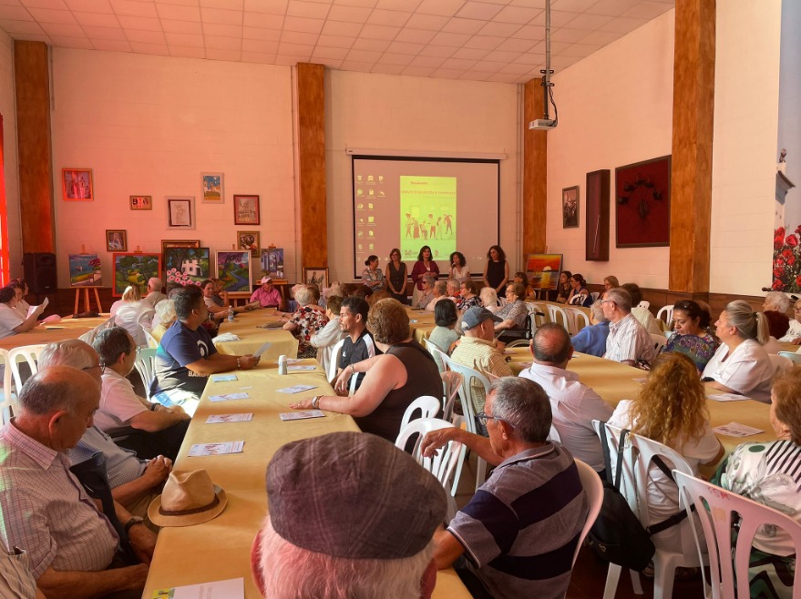 Jornada de convivencia con las personas usuarias del Servicio de Ayuda a Domicilio de la Diputación de Huelva y gestionado por EDIA Social