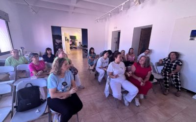 Acompañamos a nuestras auxiliares en Villablanca y San Silvestre de Guzmán