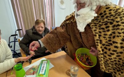 Los Reyes Magos visitan el Centro de Día de Puebla de Guzmán