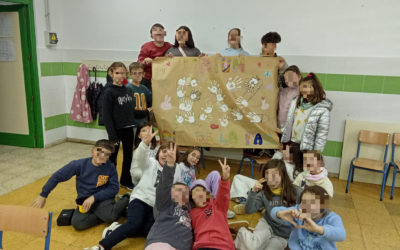 Niñas y niños reflexionan sobre la paz y la convivencia en Zalamea la Real