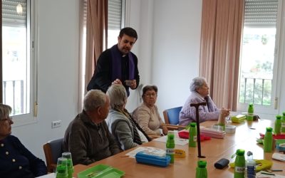 El Centro de Día de Puebla de Guzmán celebra el Miércoles de Ceniza en un ambiente de recogimiento y convivencia
