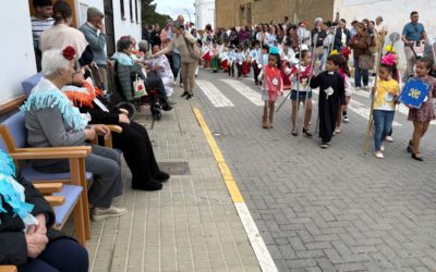 Los mayores de Puebla de Guzmán viven la antesala de la romería
