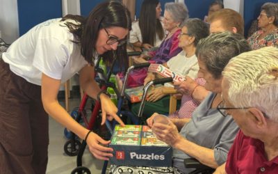 La Fundación Emerita visita el Centro de Día de Puebla de Guzmán